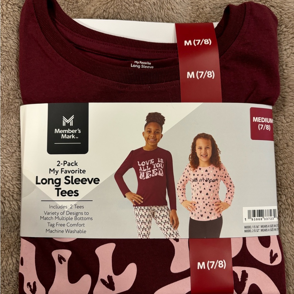 Long sleeve t-shirt two pack